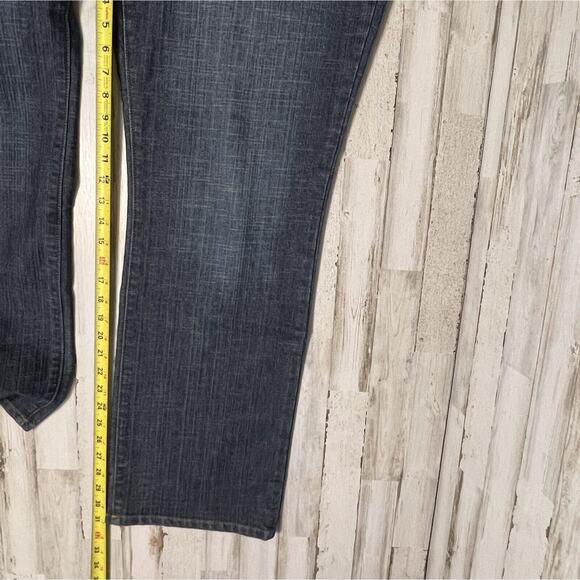 Womens CHICOS Platinum Straight Leg Jeans Size 3 Dark Wash Studded Details - Picture 12 of 12